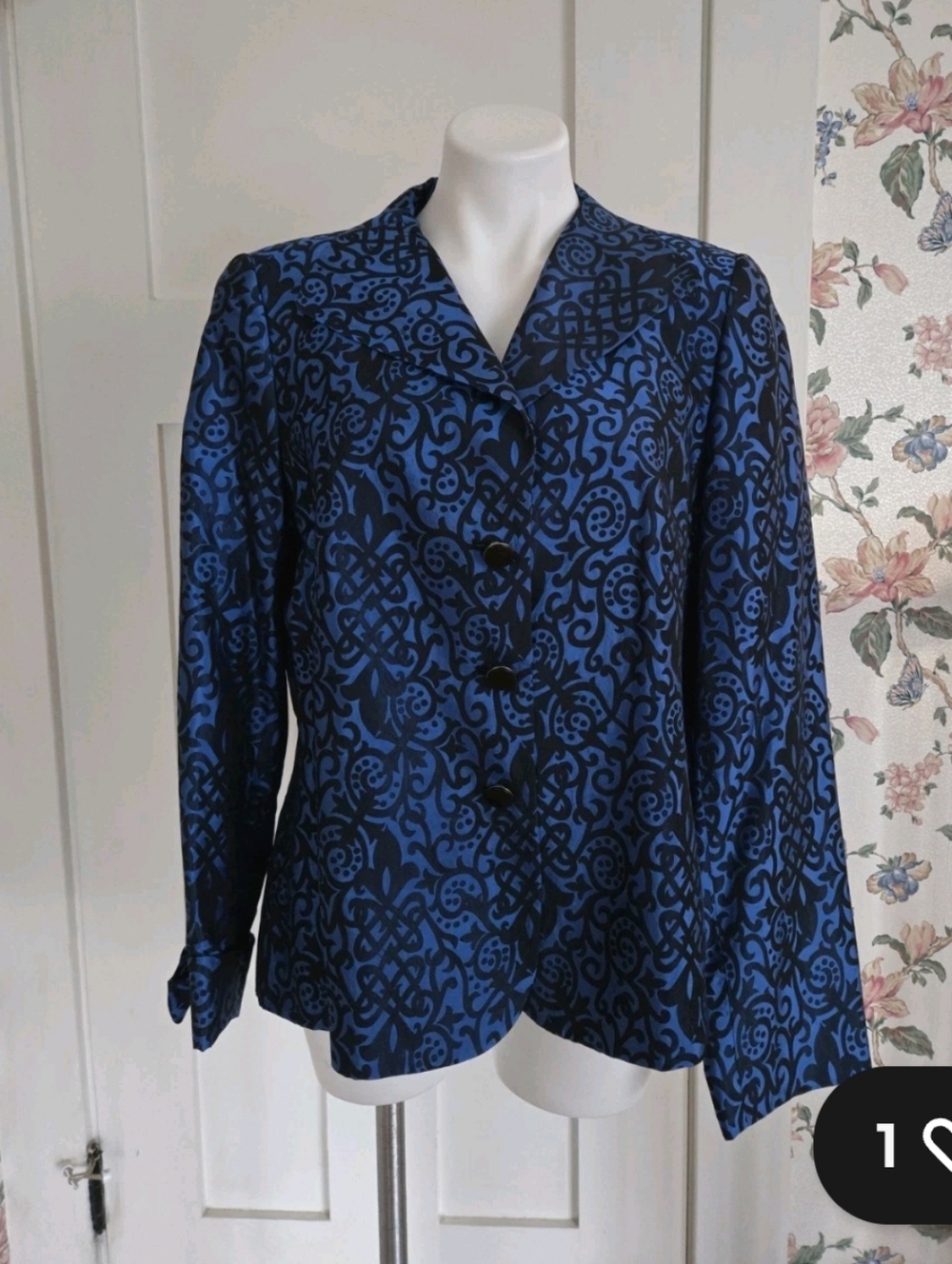 Nina Mclemore Silk Blazer